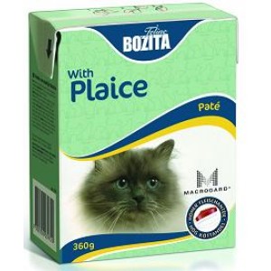 BOZITA 3972, Tetra Pak паштет с Камбалой, для кошек, 360 гр