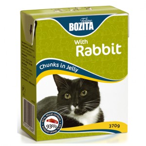 BOZITA 3932, Tetra Pak кус.в соусе с Кроликом, для кошек, 370 гр